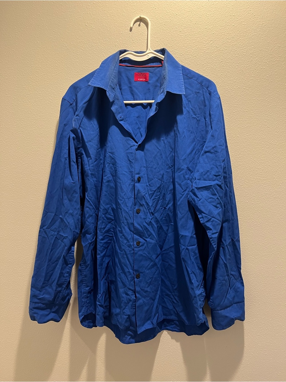 Alfani Men's Royal Blue Lightweight Button-Up Shirt